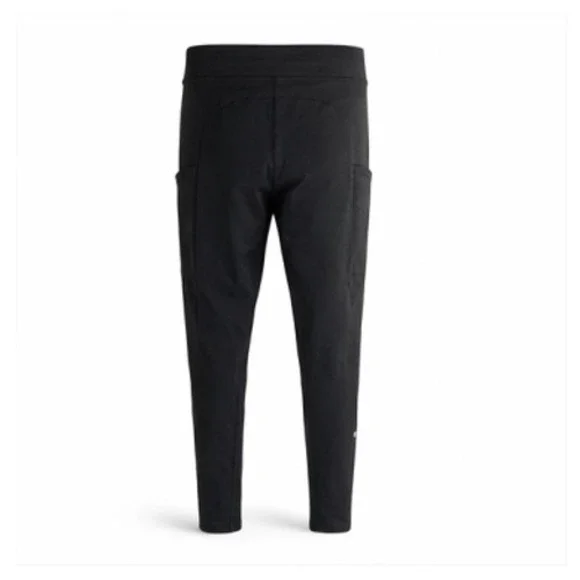 Alo Yoga Checkpoint HR Cargo Leggings Womens Med Black Pockets 26" Inseam Yoga - Picture 6 of 9